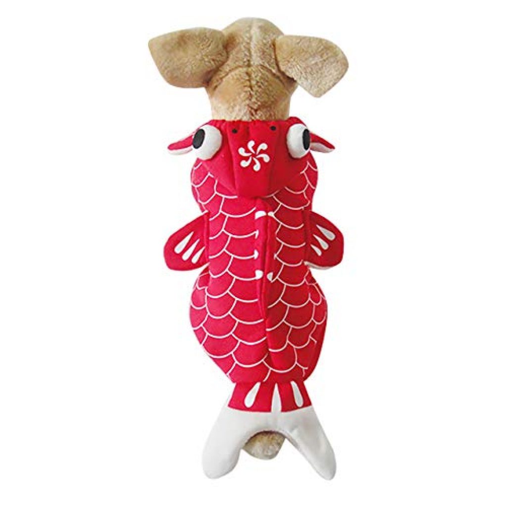 Mogoko Dog Fish Costumes Goldfish Cosplay Dress, Red Cat